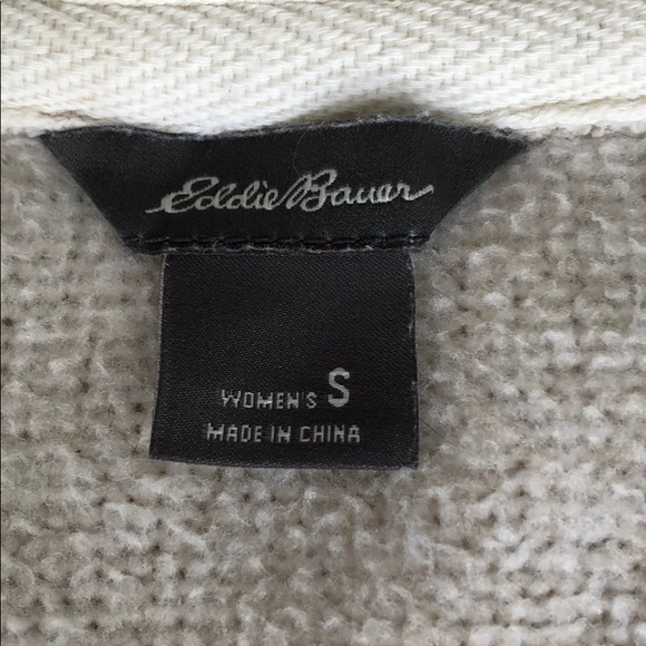 Eddie Bauer fleece zip up jacket - Picture 3 of 8